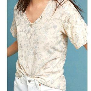 Sol Angeles x Anthropologie Metallic Gold Shimmer Tee